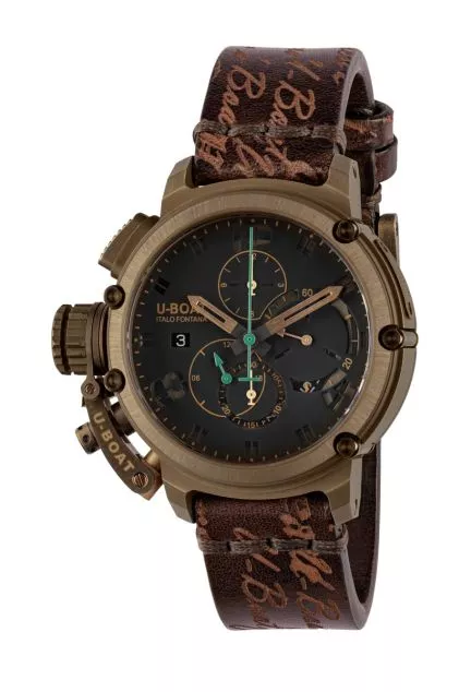 Reloj U-Boat Sommerso con caja acero IP bronce y correa de piel 319_8486