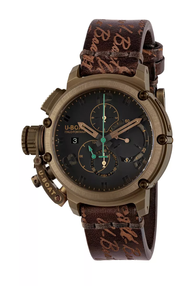Reloj U-Boat Sommerso con caja acero IP bronce y correa de piel 319_8486