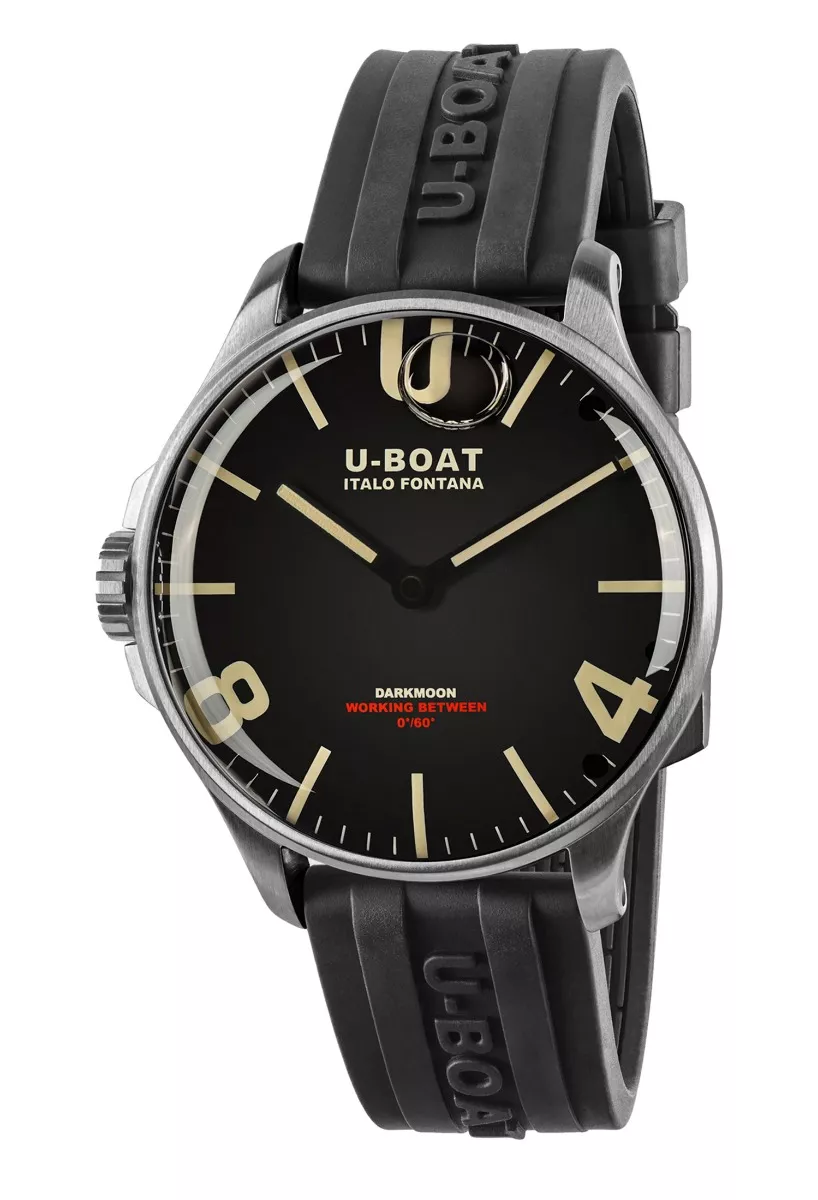 Reloj U-Boat Darkmoon con caja acero y correa caucho 319_8463