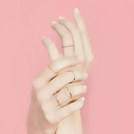 Alianza de oro amarillo de 2.5 mm A25CP00 -1