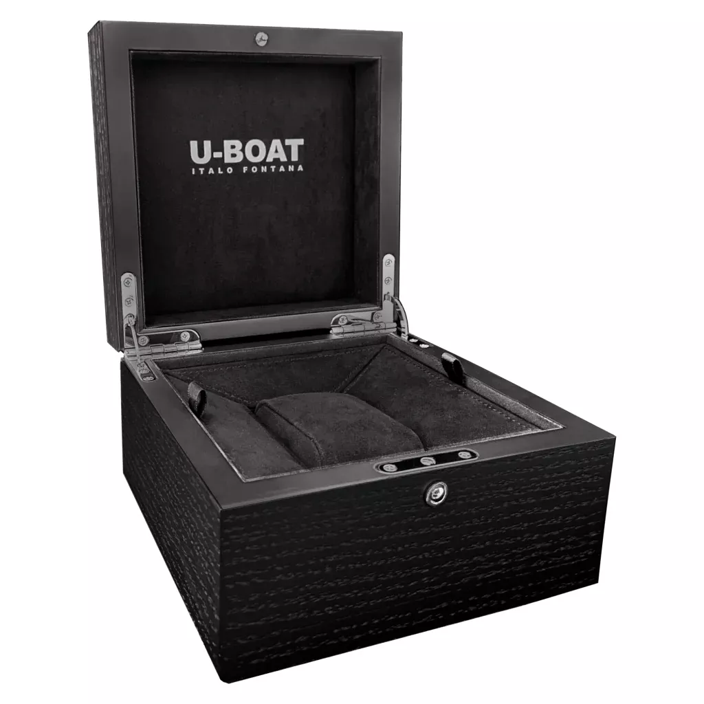 Caja Reloj U-Boat Sommerso para buceo con caja y correa de acero 9014-B