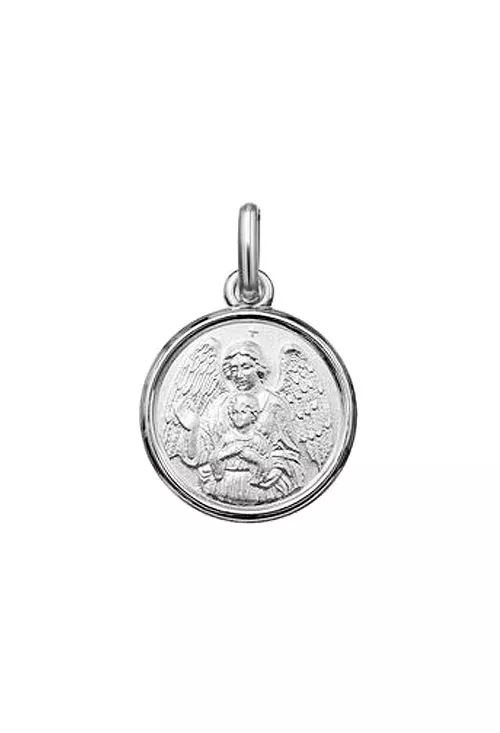 Medalla religiosa plata ley Ángel de la Guarda 045_AG1260475-14