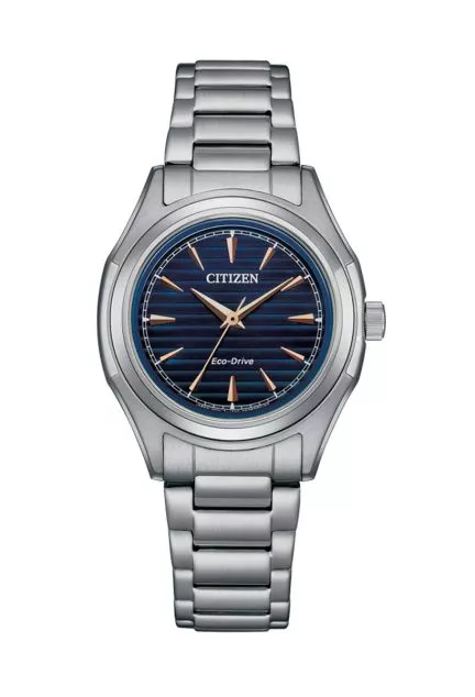 Reloj Citizen Eco Drive para mujer con caja y correa de acero FE2110-81L