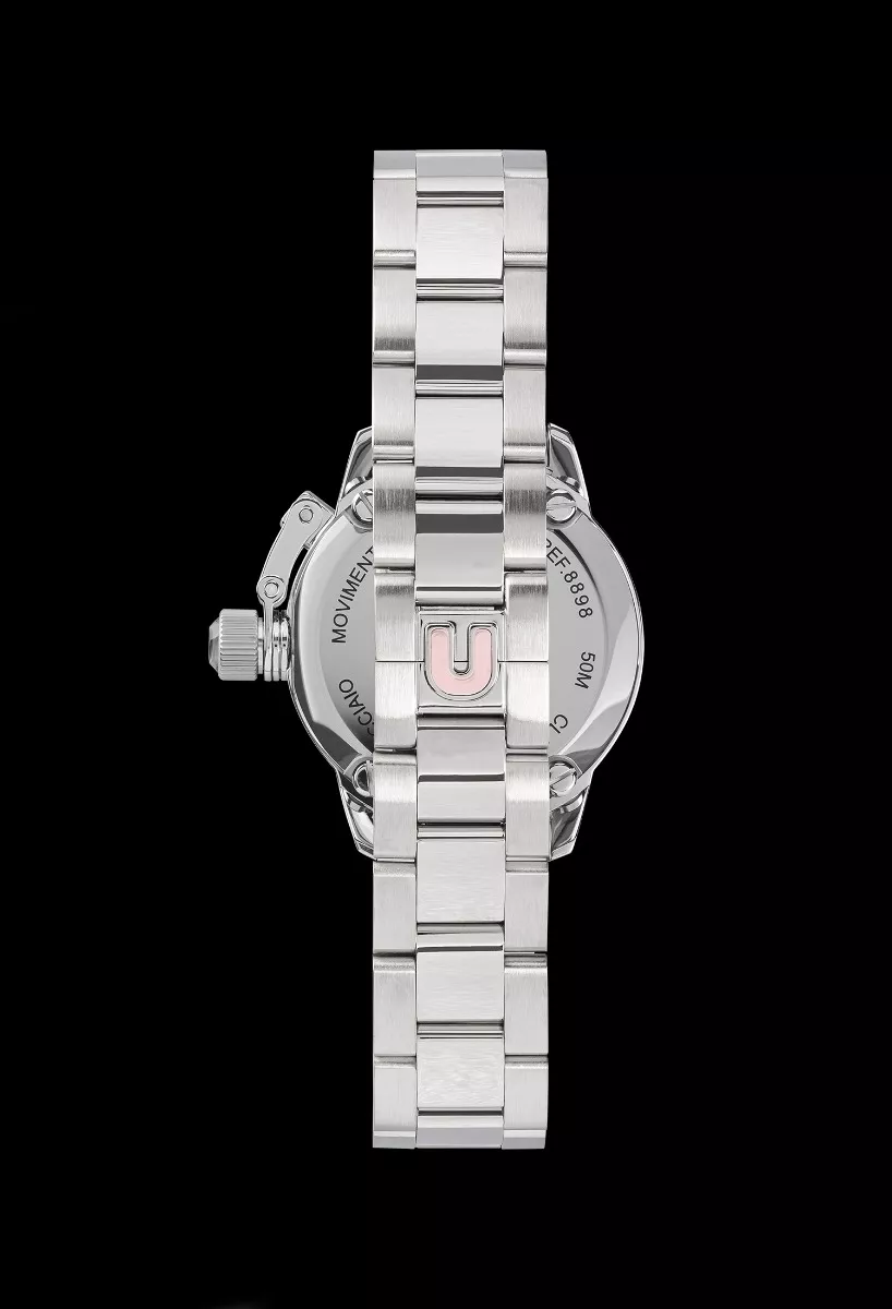 Reloj U-Boat Mujer con caja y correo de acero, números circonitas 8898 tras ng