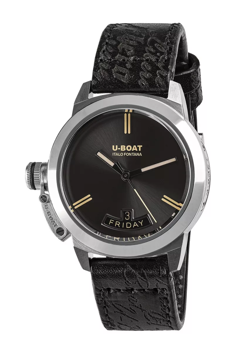 Reloj U-Boat Vintaje Classico con caja acero y correa de piel 8891