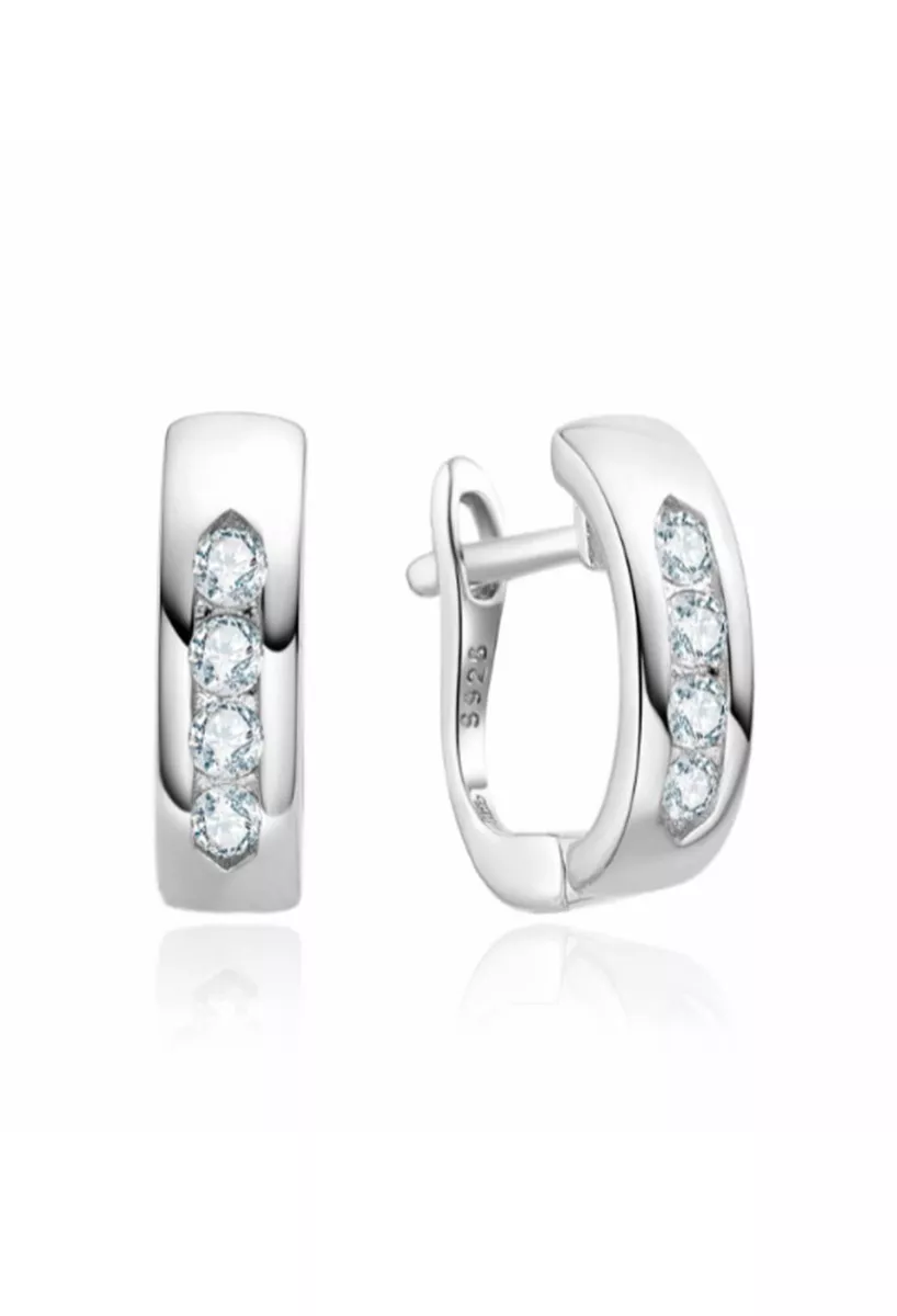 Pendientes plata de ley con motivo hilera de circonitas 280_2024427