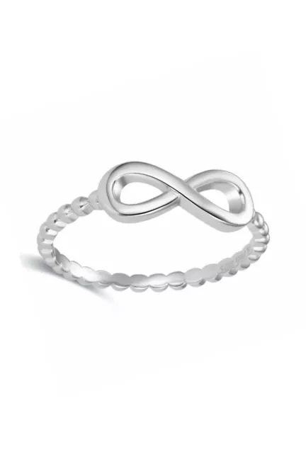 Anillo de plata con brazo bolitas e infinito 280_2011417