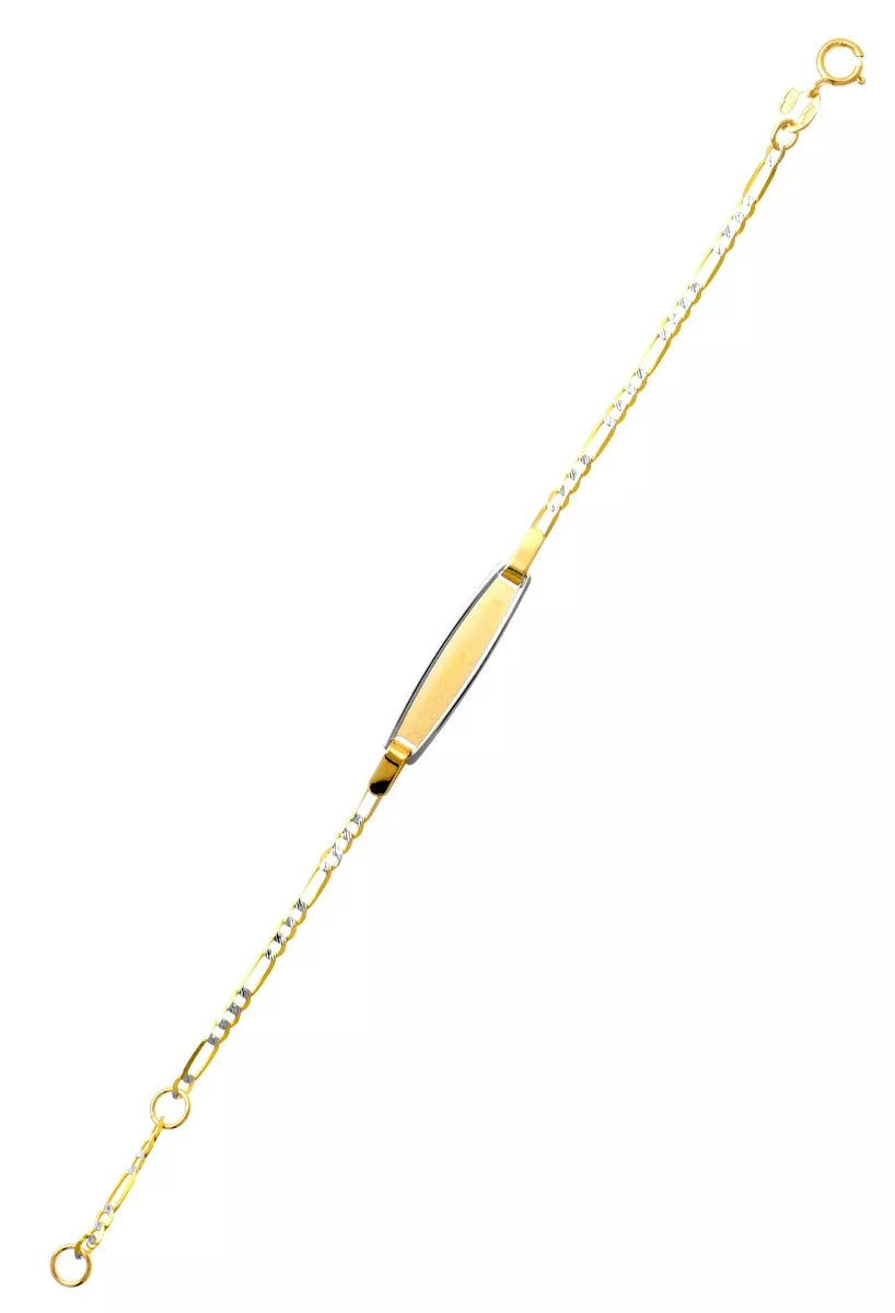 pulsera de oro 18 ktes para bebe foto para web el rubi joyeros toma extendida