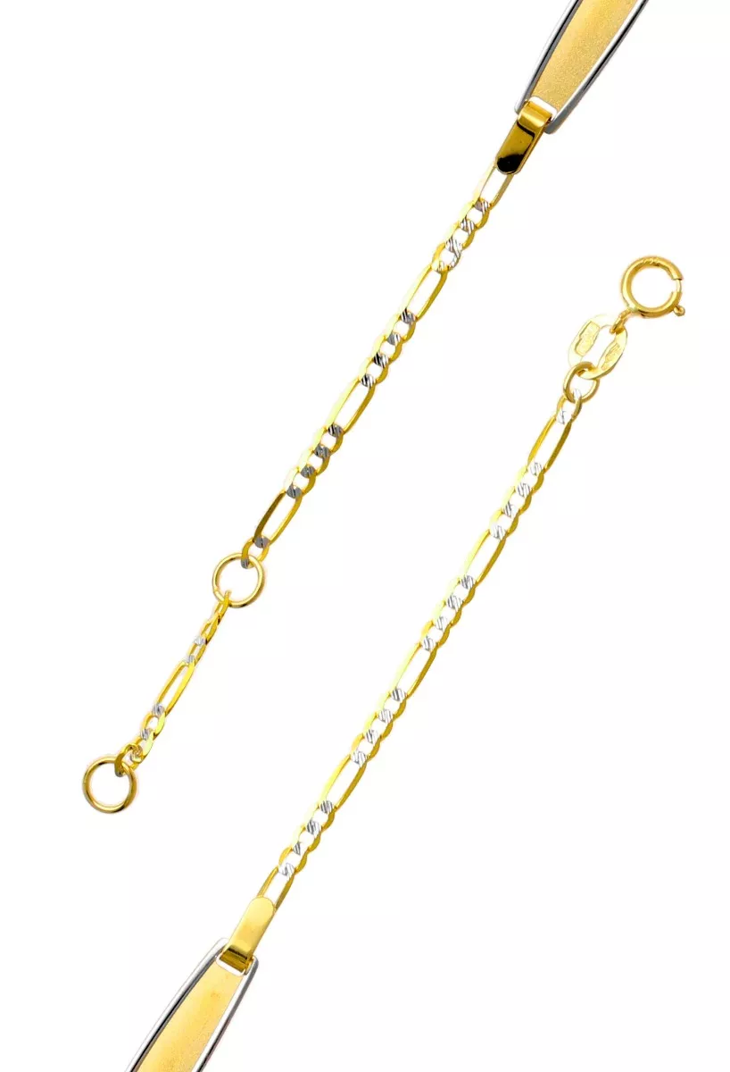 pulsera de oro 18 ktes para bebe foto para web el rubi joyeros toma detalle