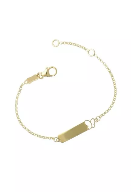 pulsera de oro para bebe para niña vista principal