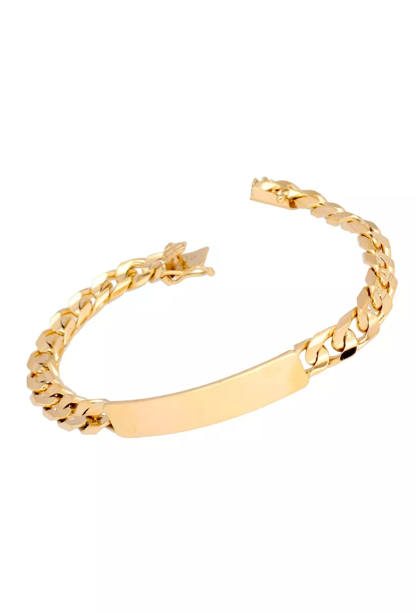 pulsera de oro para hombre esclava eslabones barbados toma principal para web