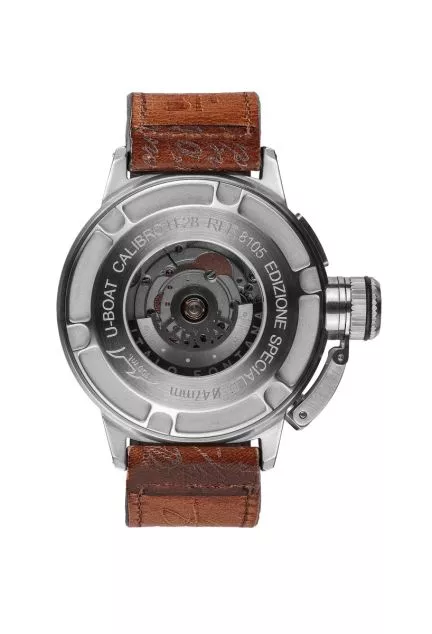 Reloj U-Boat Classico U-47 AS1 acero y piel 8105 2