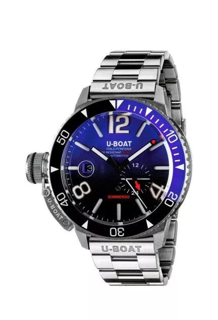 Reloj U-Boat Sommerso Ceramic Blue caja y correa en acero 9519-MT