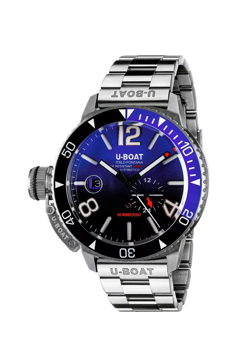 Reloj U-Boat Sommerso Ceramic Blue caja y correa en acero 9519-MT