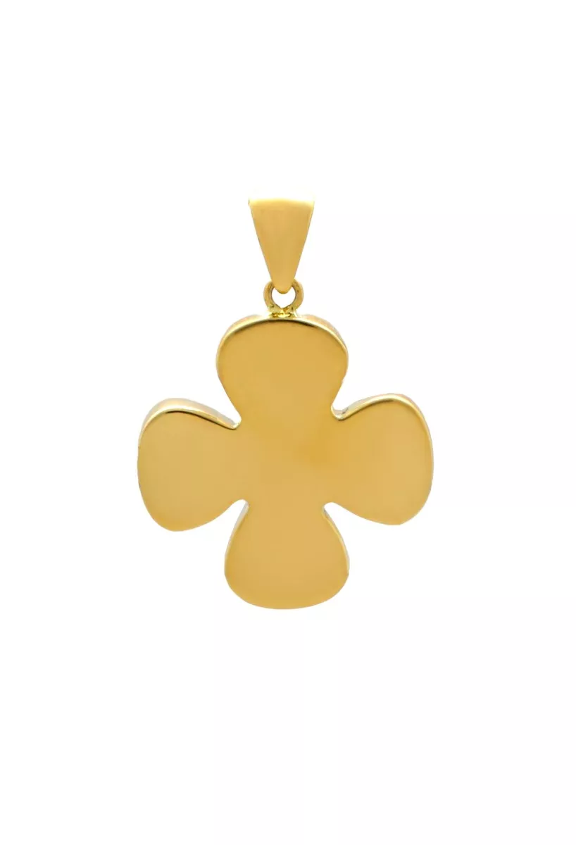 Cruz oro 18 ktes modelo trébol 038_LO-024-23AM07