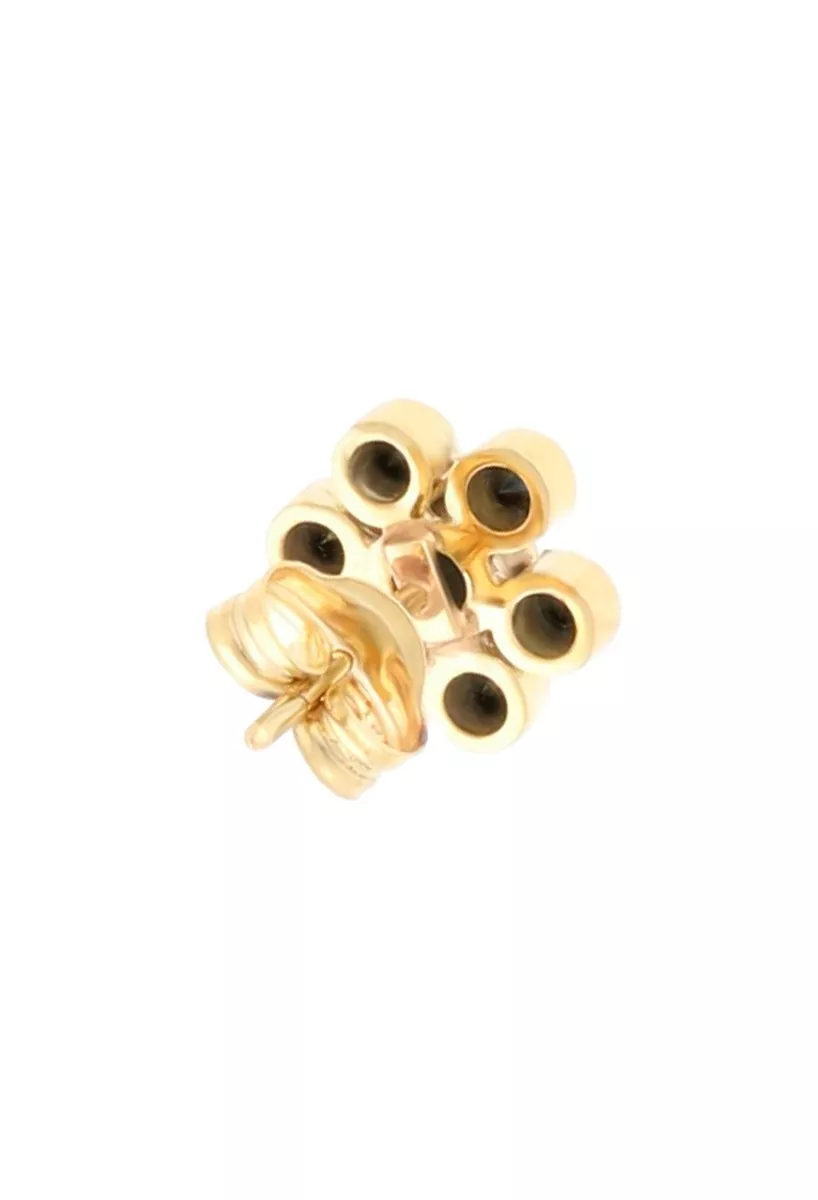 pendientes de oro amarillo 18k con onix modelo orla foto para parrilla web toma detalle trasero