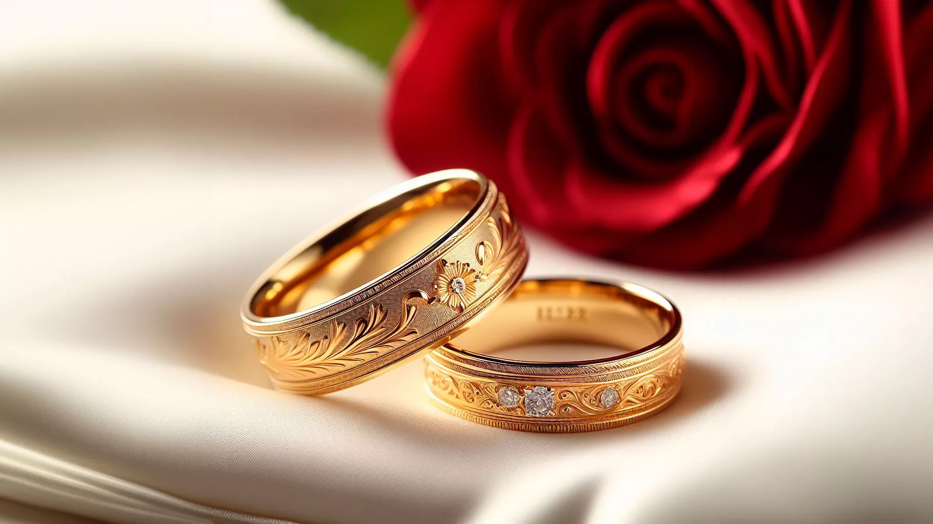 Alianzas de Boda de oro 18k foto principal 1