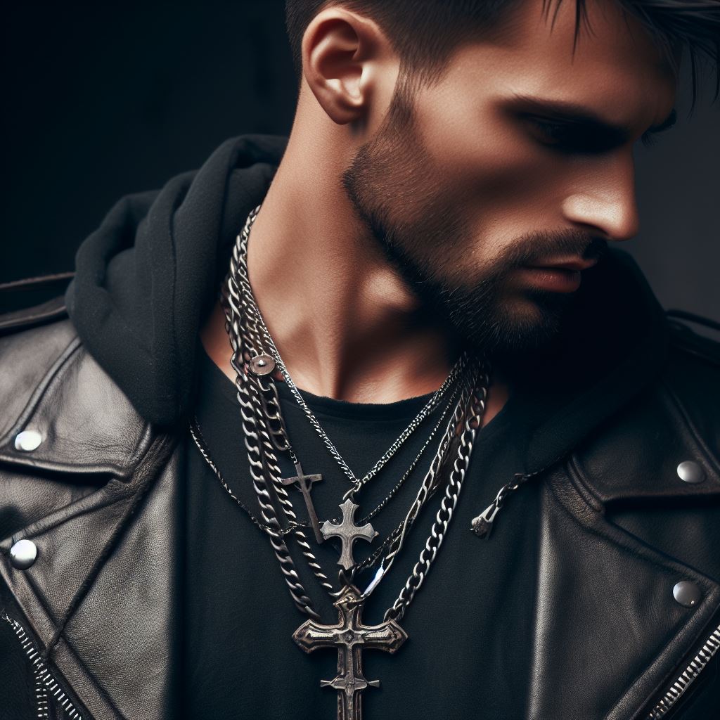 tendencia de cadenas de cruz para hombre