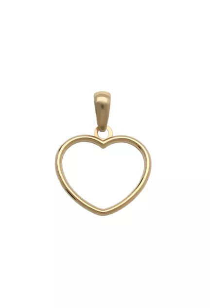 colgante de oro 18 kilates con forma de corazón 002_84098-G