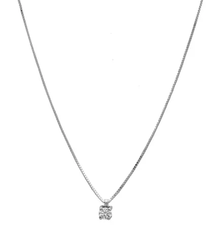 gargantilla oro blanco 18 ktes con colgante de garra que engasta un diamante talla brillante foto para parrilla web toma principal