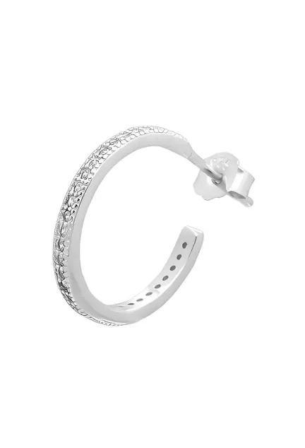 Pendientes de plata tipo criolla con circonitas 240_PPRA-ARC21 unidad