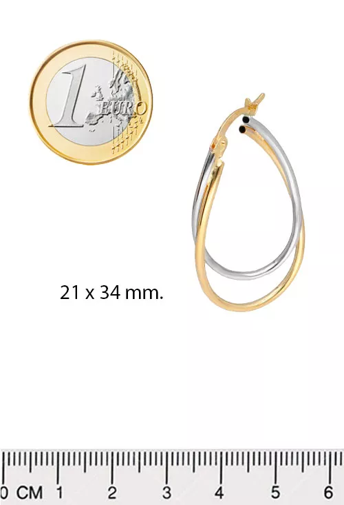 Pendientes oro 18 ktes tipo criolla oval 243_400-01133 medidas