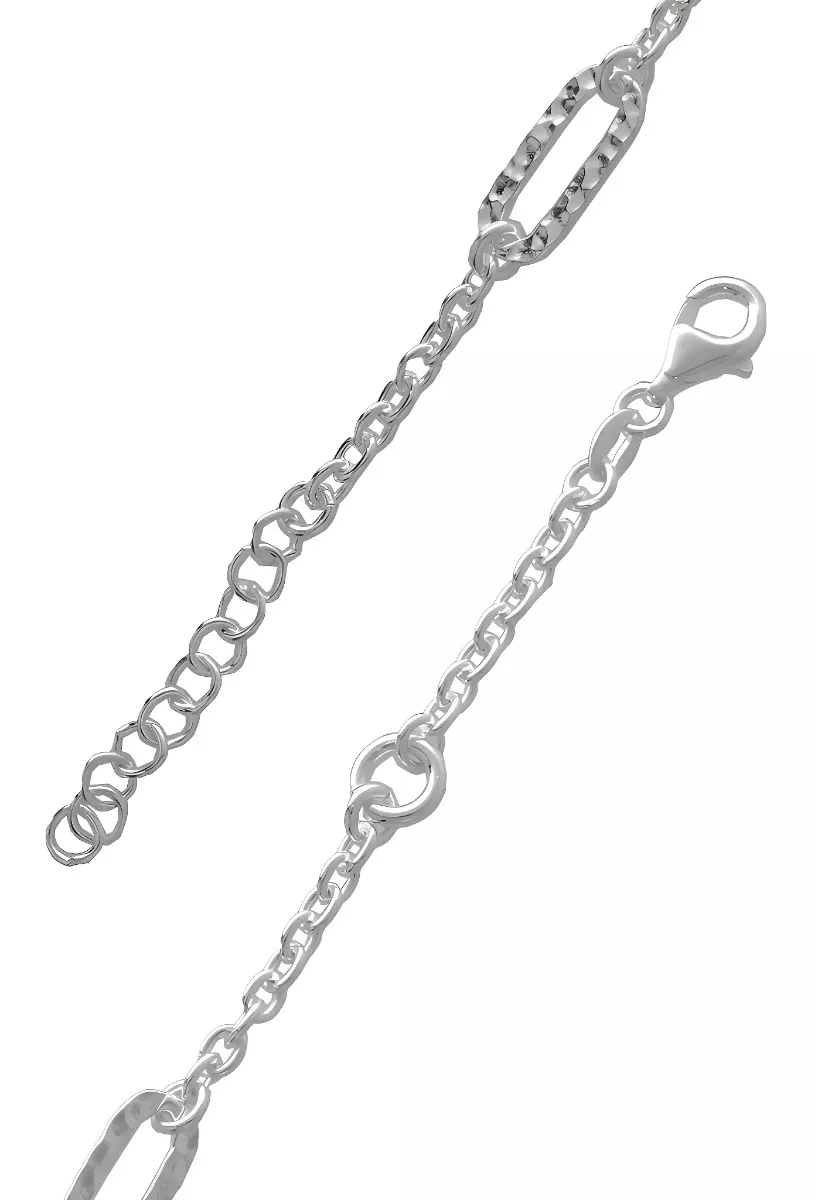 Pulsera de plata entrepiezas ovales 240_PI-14407N foto 2