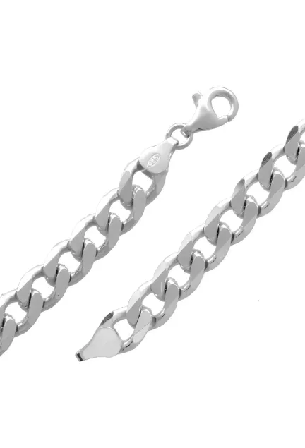 Pulsera de plata eslabón barbado fuerte 240_BAR-3-20 sección