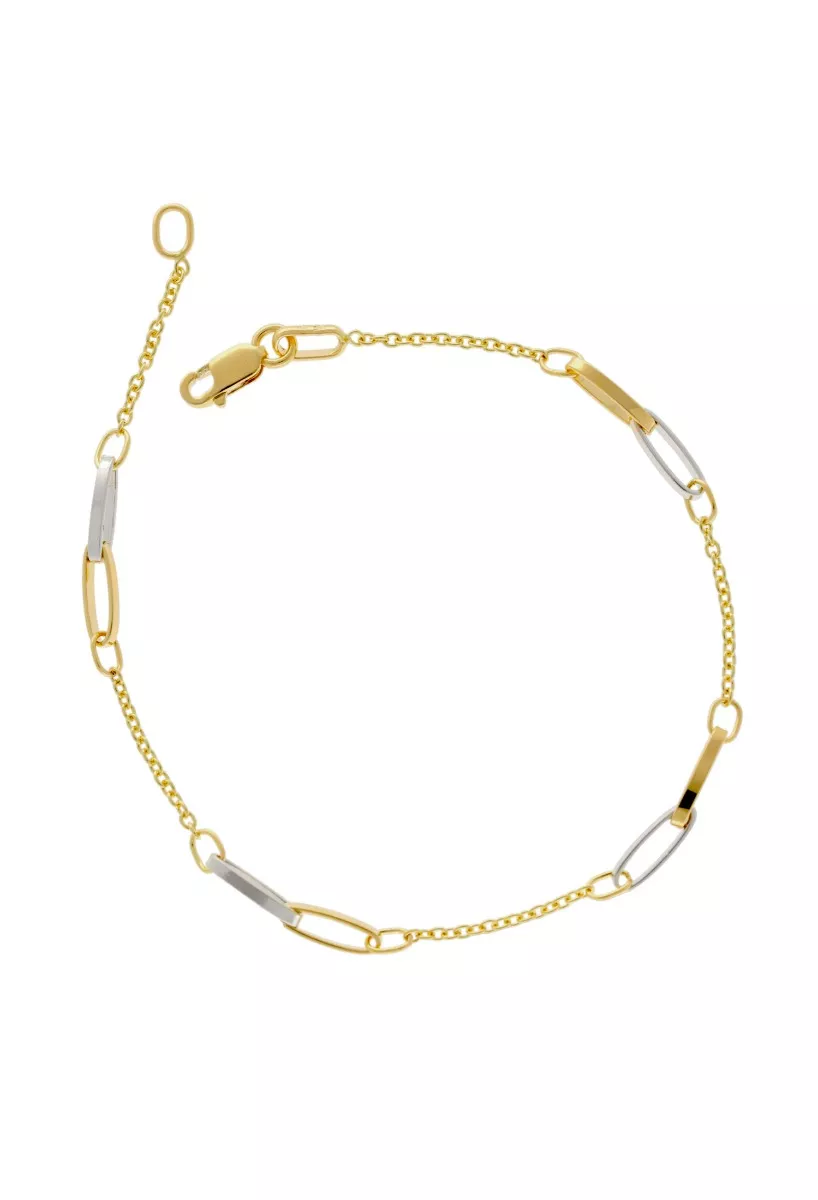 pulsera de oro bicolor 18 ktes vista principal