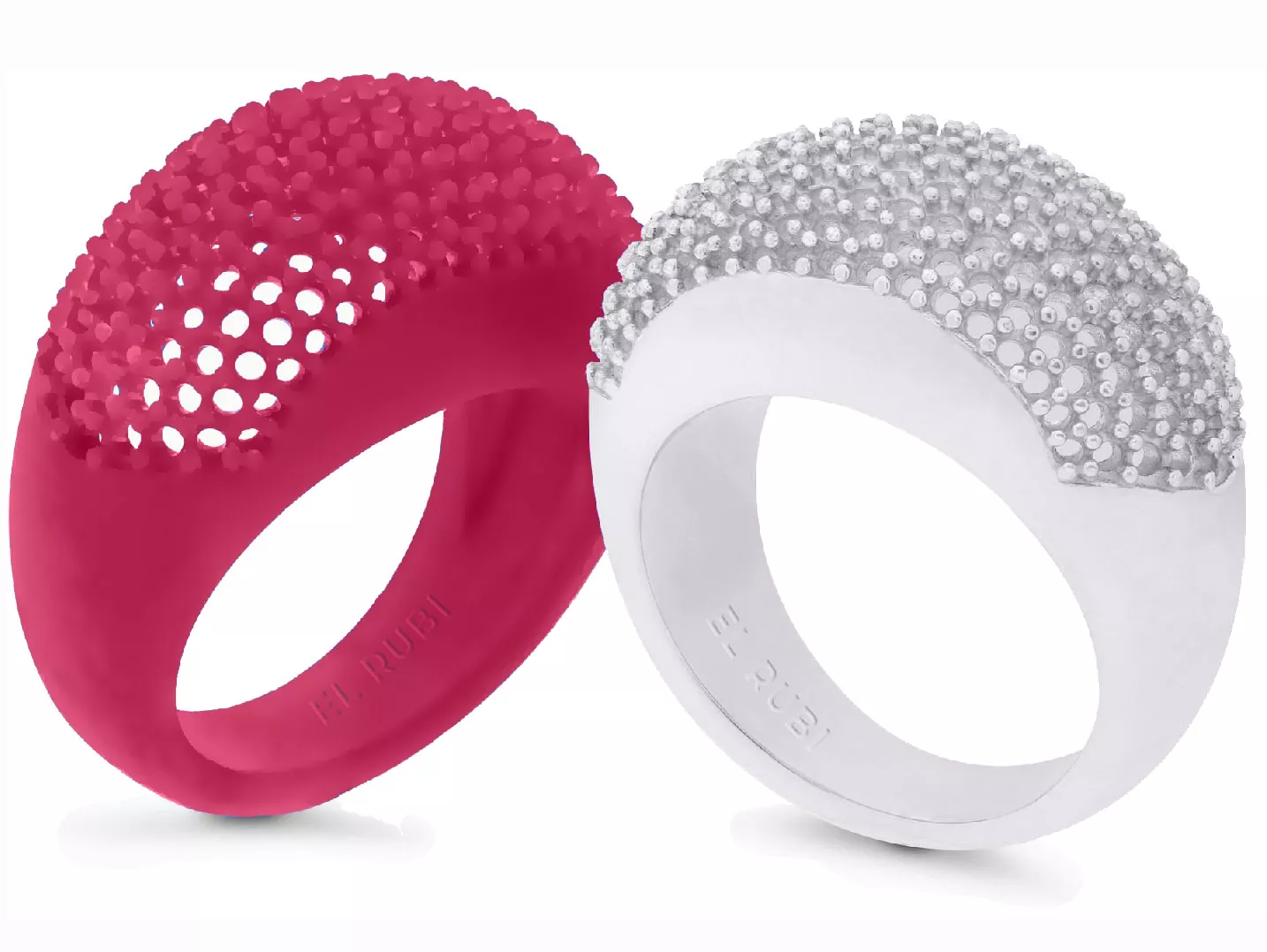 anillos 3d en impresora 3d elrubi