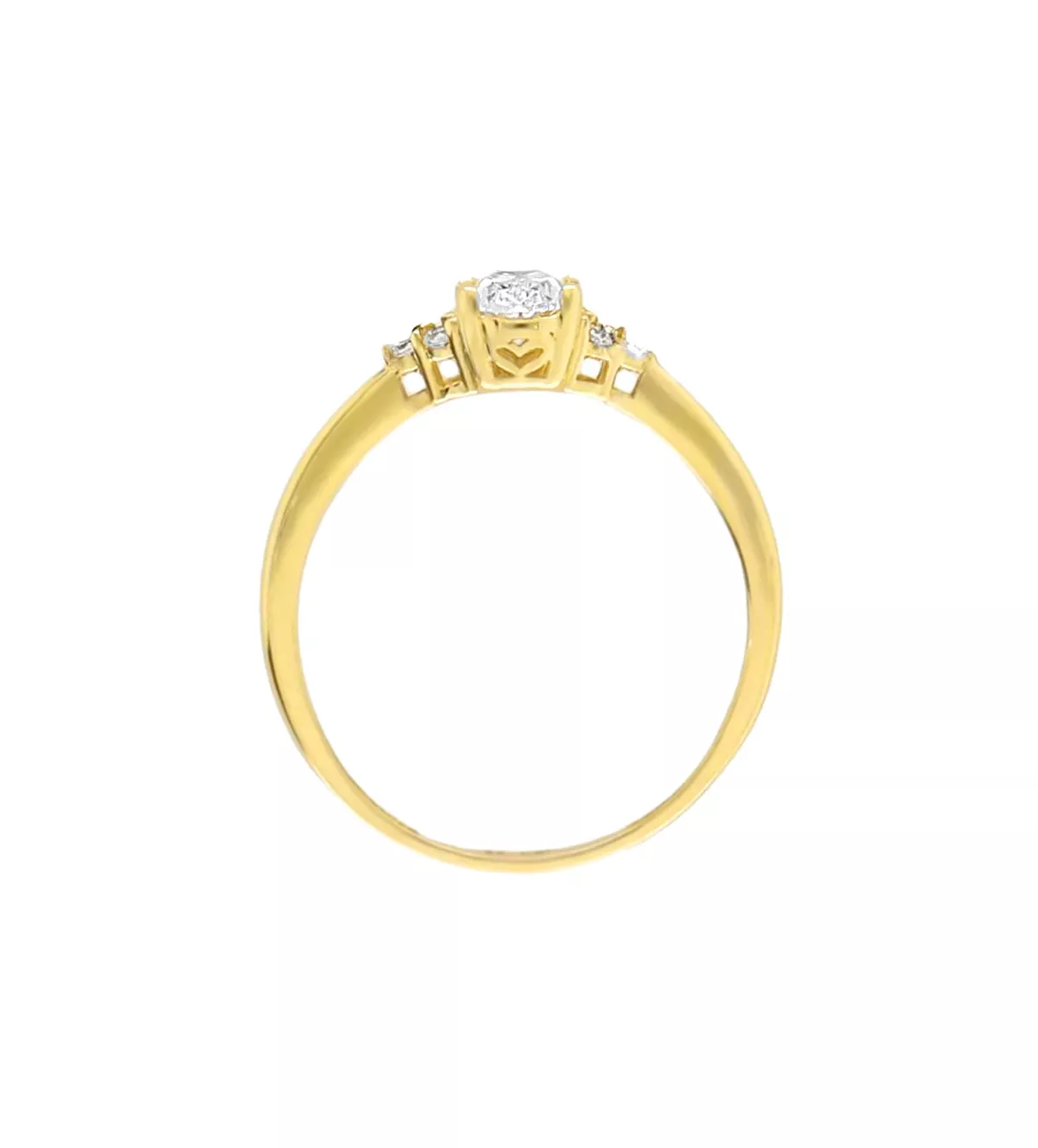 Anillo oro amarillo 18 kilates con circonitas 243_400-00993-A - Imagen 4