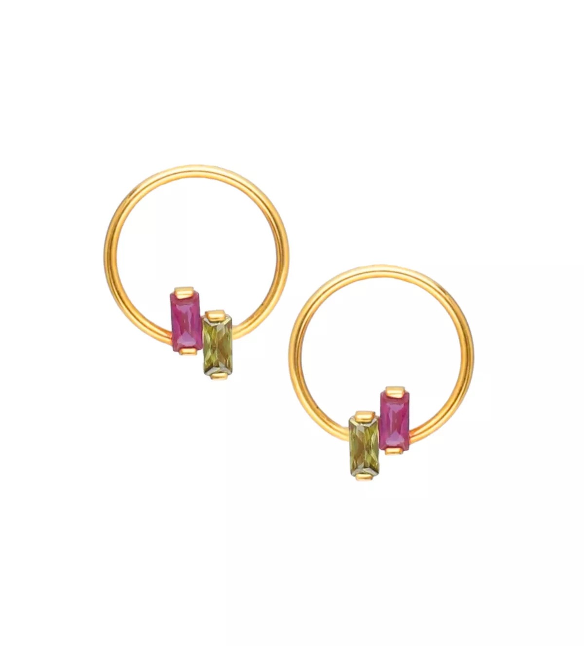 pendientes de oro amarillo 18 ktes