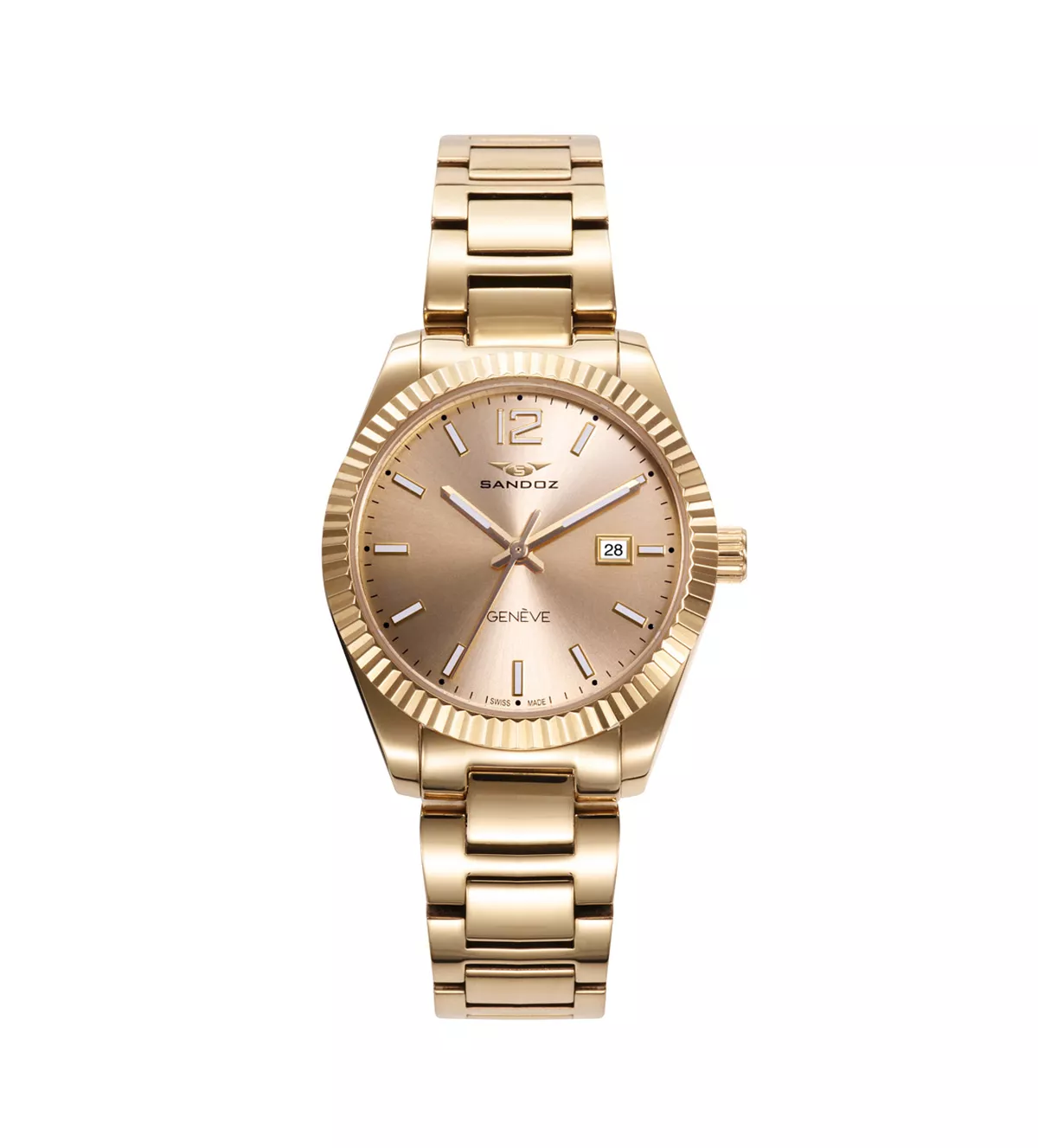 Reloj Sandoz mujer chapado en oro amarillo 81384-25