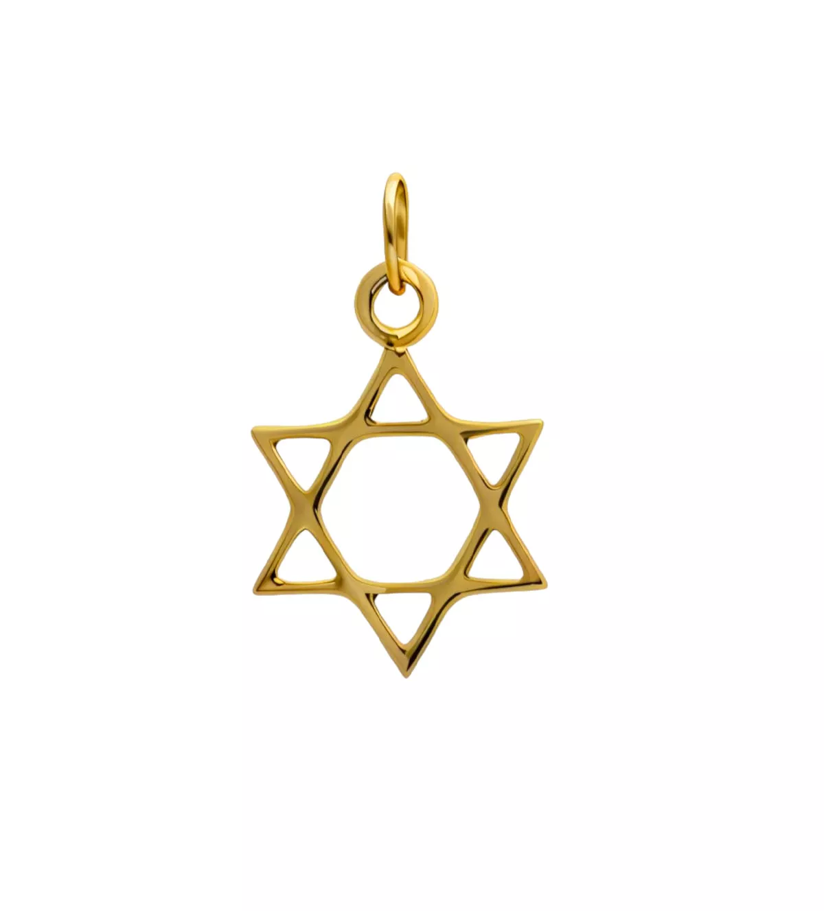 estrella de david oro 18 kilates