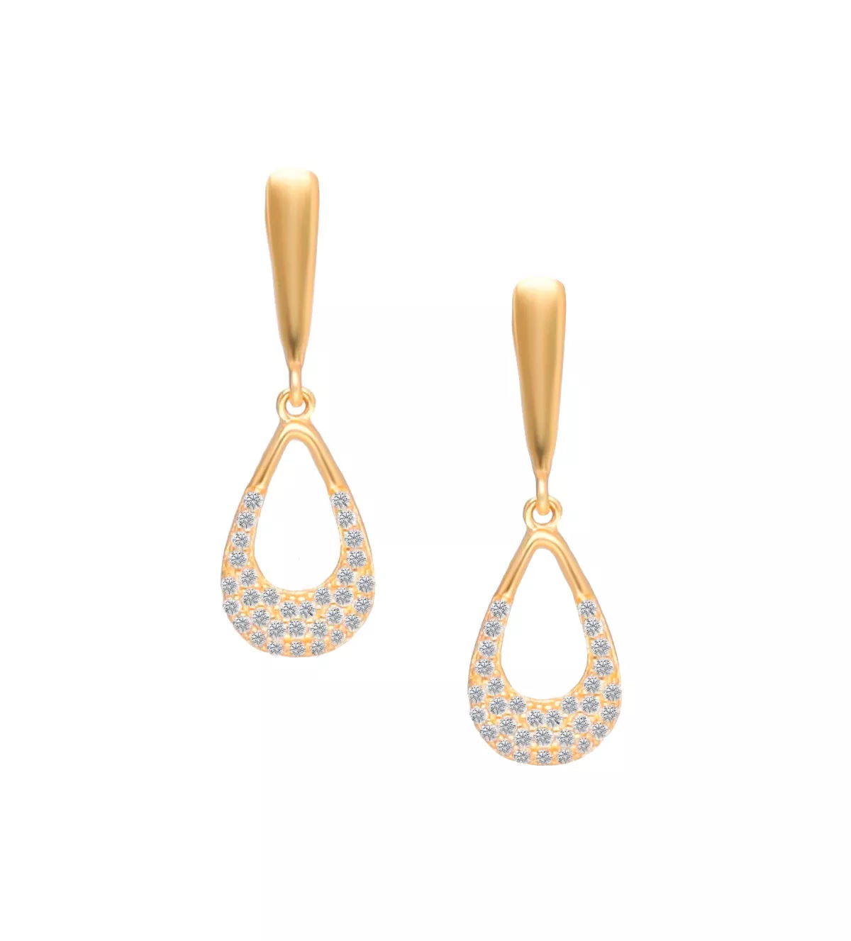 Pendientes de oro 18 ktes Aurora Brillante