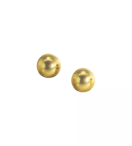 pendientes oro bolas de 3 mm para bebe