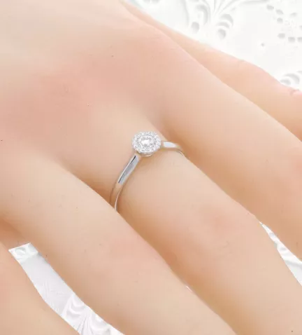 anillo de compromiso oro blanco y diamantes orla 243 EPT APTOR 10