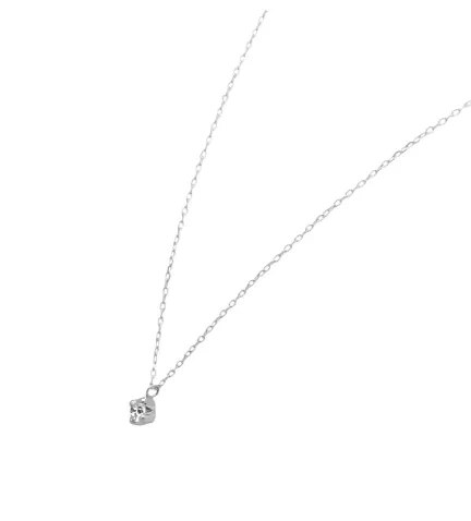 gargantilla oro blanco 18k con circonita 289 0490004COB 01