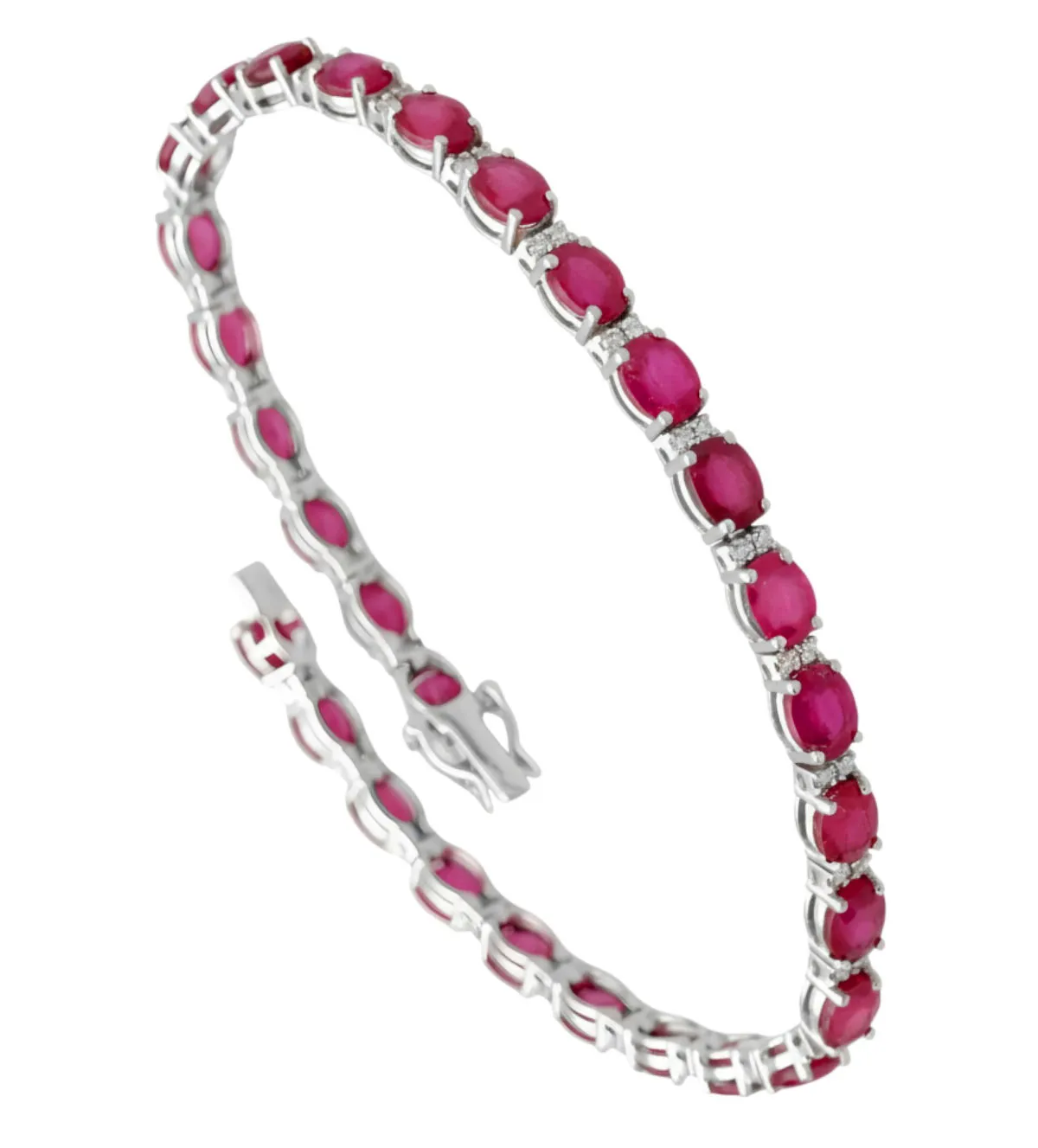 pulsera de oro blanco 18k con rubies y brillantes 243_ETS-AAATP-R