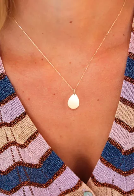 colgante de oro forma lagrima oro amarillo 18 ktes 243 636 00627 10