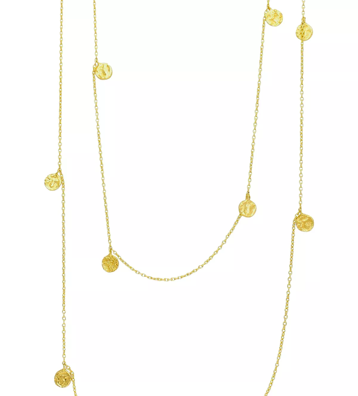 collar de plata marca jorge revilla 7 disc