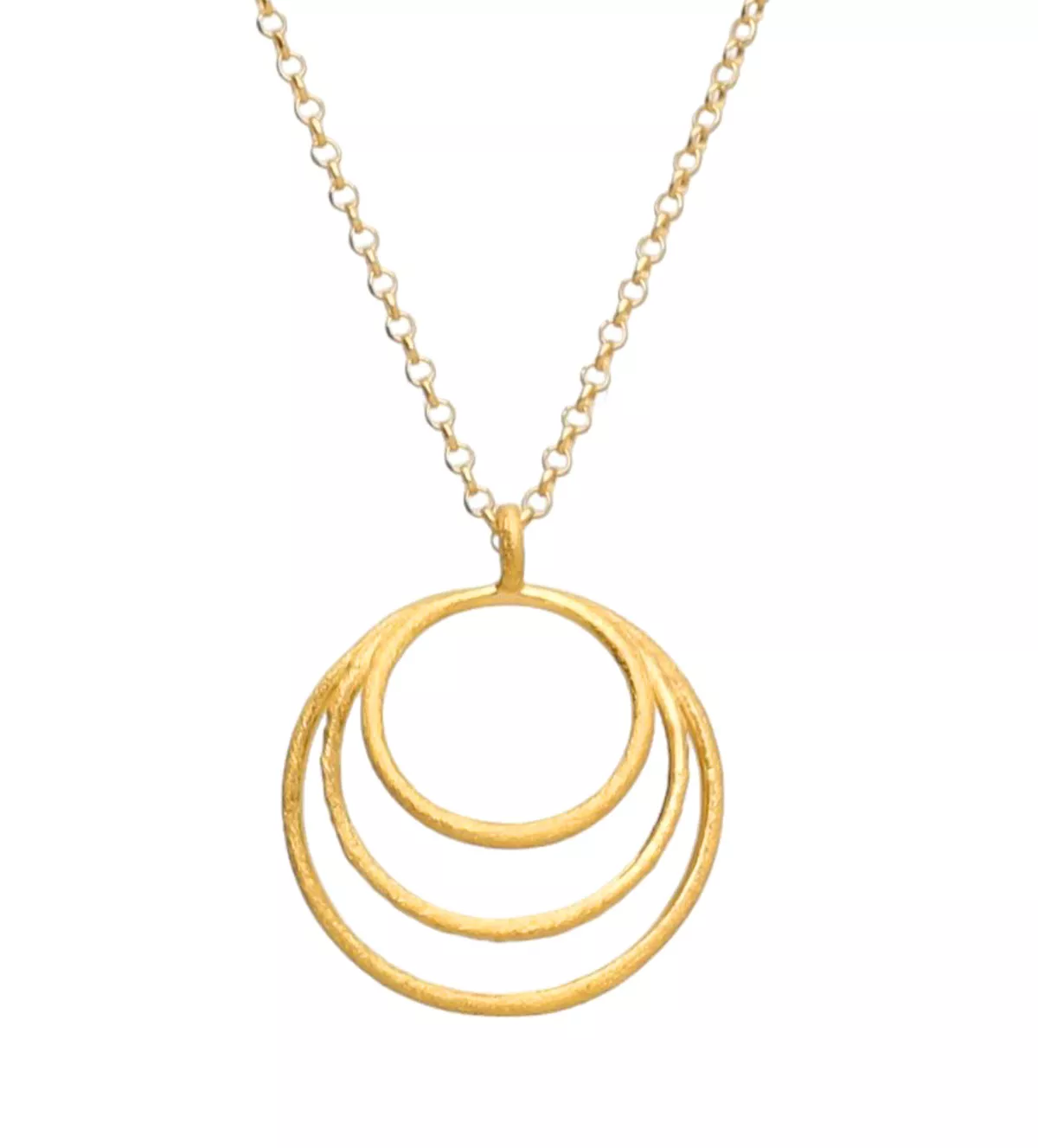 gargantilla de plata chapada