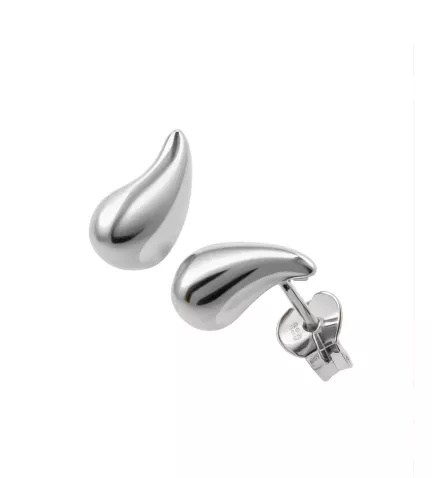 pendientes de plata vista sistema de presion femenino lagrimas