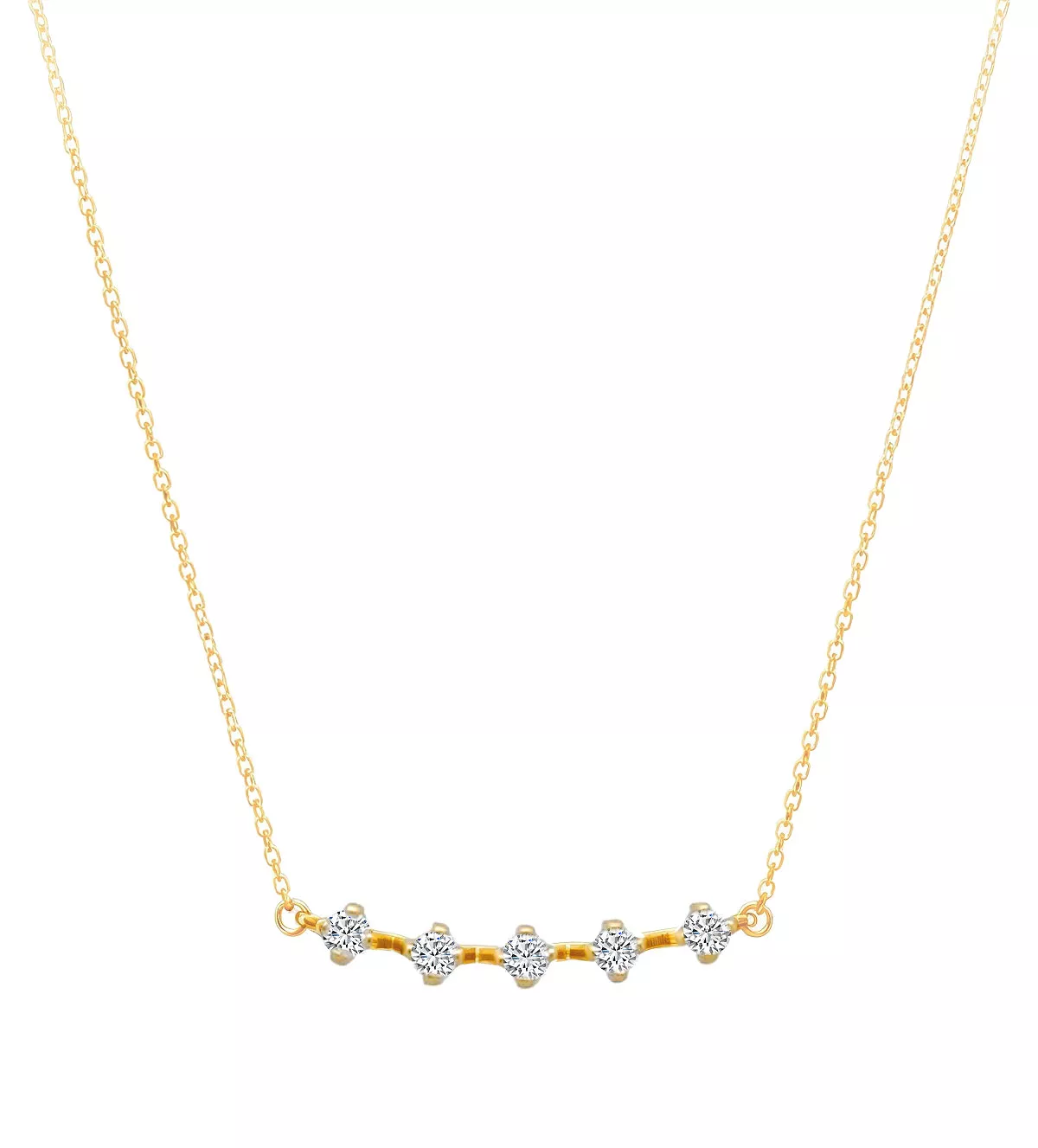 gargantilla de oro con diamantes guino