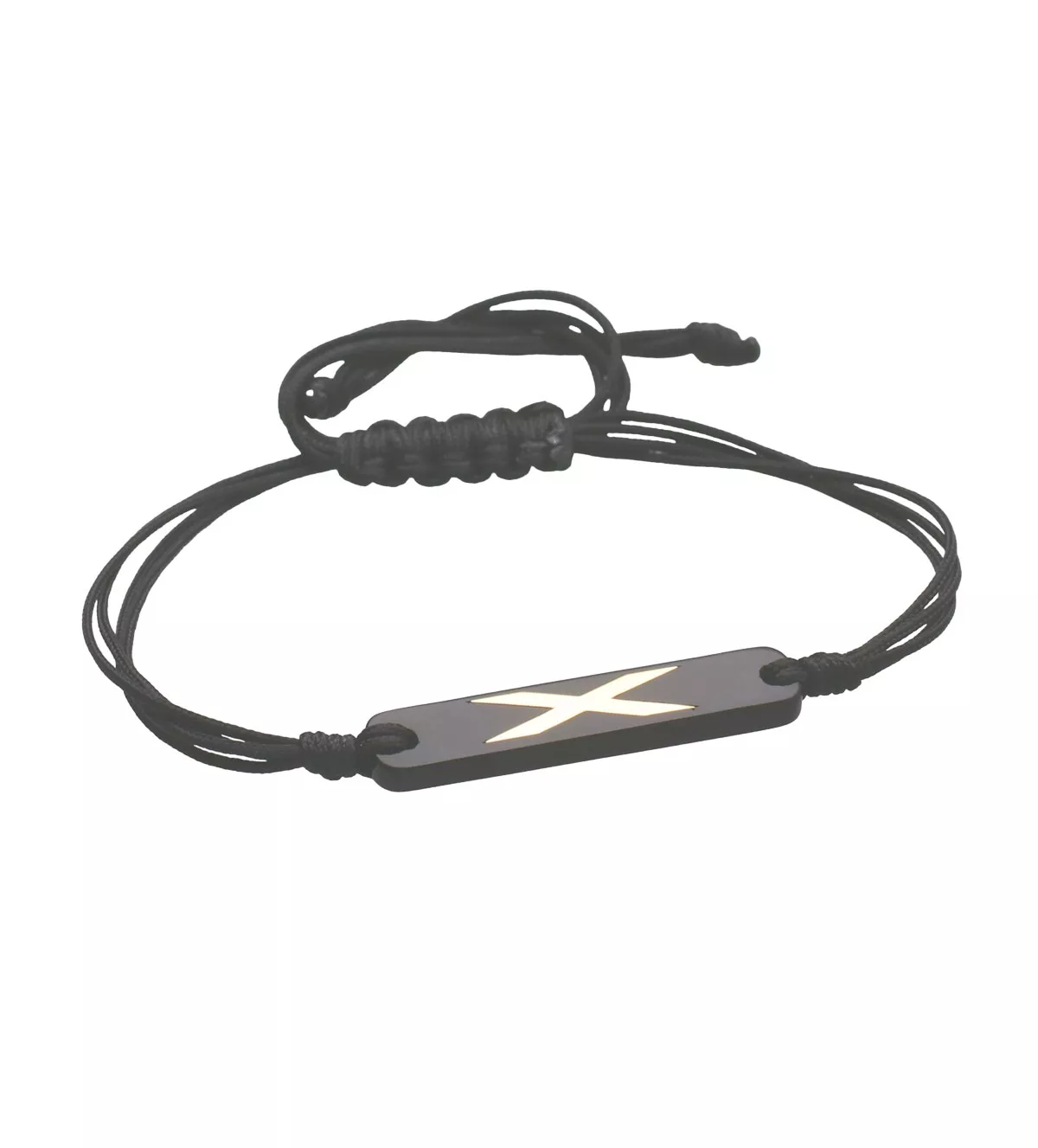 Pulsera de oro tipo macrame para hombre "Enigma"