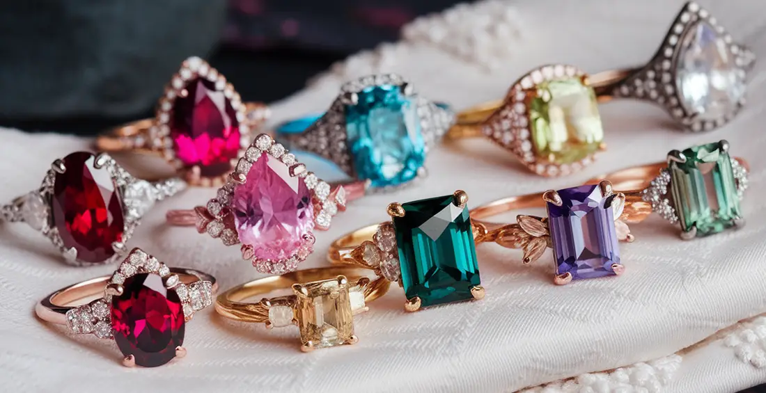 Q color elegir para un anillo de compromisoO copia