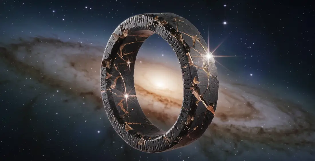 anillo de meteorito copia