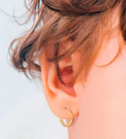 pendientes de oro 9 kilates abridores foto modelo infantil