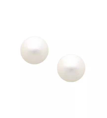 pendientes de oro amarillo 18k con perlas cultivadas