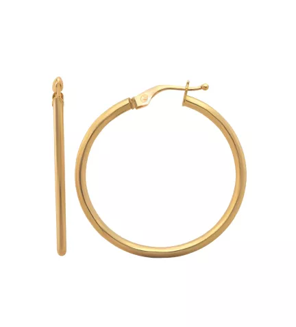 pendientes de oro criollas de 29 mm